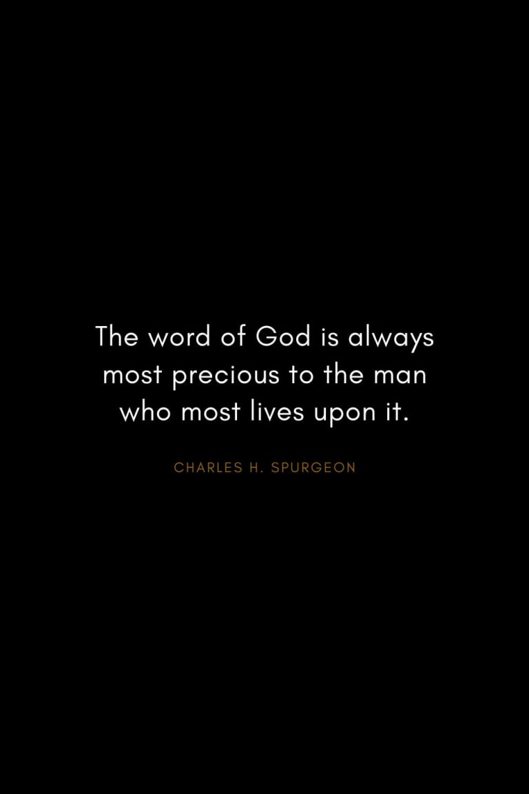 30 Best Charles H. Spurgeon Quotes