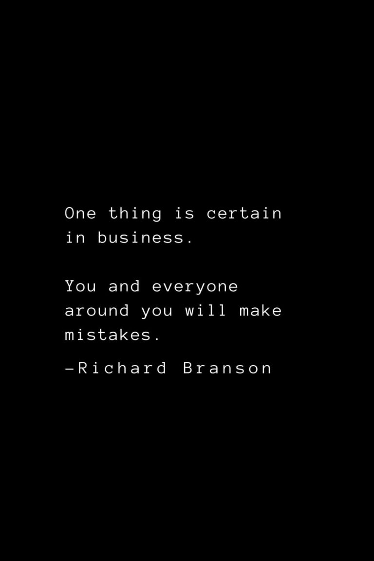 Top 33 Richard Branson Quotes on Business, Life, and Success