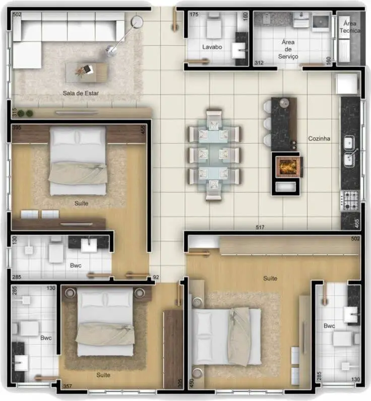 3D Floor Plan Ideas (4)