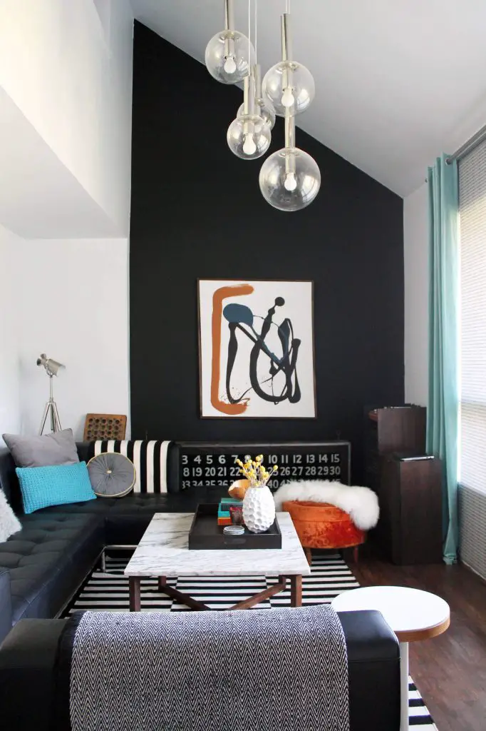 Modern apartment paint ideas living room